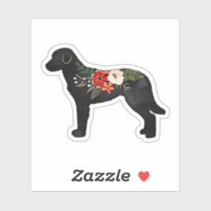 Sticker Chesapeake Bay Retriever Chien race Bohemian Flora