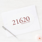 Sticker Chestertown Zipcode (Enveloppe)