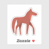 Sticker Cheval (Feuille)