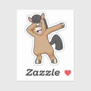 Sticker Cheval à Hip hop Dance Dab