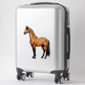 Sticker Cheval audacieux (Sur valise)