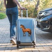 Sticker Cheval brun élégant (Valise Insitu)