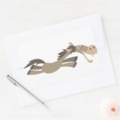 Sticker Cheval Cartoon Doux (Enveloppe)
