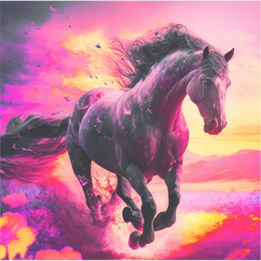 Sticker Cheval d'art (Devant)