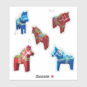 Sticker Cheval de Dala Chunky