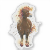 Sticker Cheval de feu (Devant)
