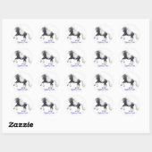Sticker Cheval Gypsy Cob (Feuille)