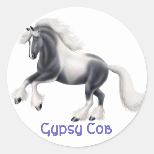 Sticker Cheval Gypsy Cob (Devant)