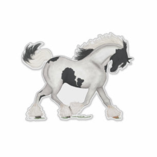 Sticker Cheval Pinto Pony