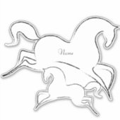 Sticker Cheval sauvage Thunder_Cove (Devant)
