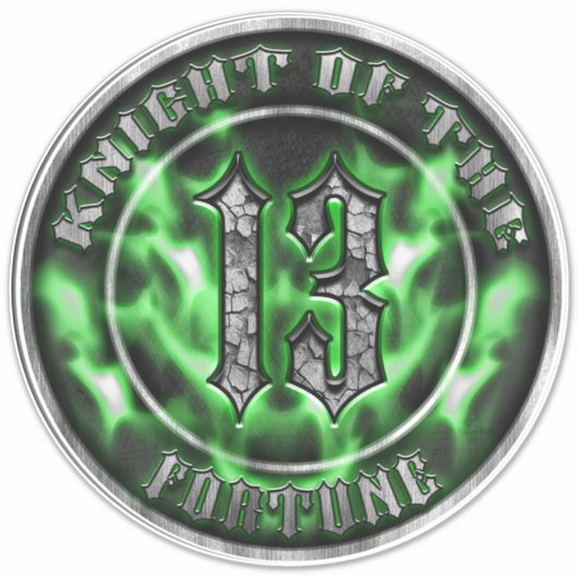 Sticker Chevalier de la fortune (Devant)