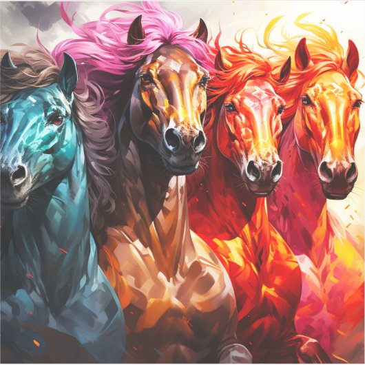 Sticker Chevaux Ai (Devant)