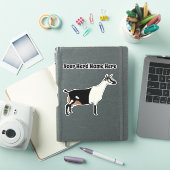 Sticker Chèvre laitière alpine personnalisée (Couverture iPad)