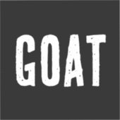 Sticker Chèvre noire et blanche (Recto)