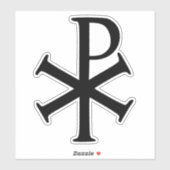 Sticker Chi Rho (Feuille)