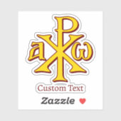 Sticker Chi Rho Christogram (Feuille)