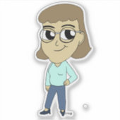 Sticker chibi (Devant)