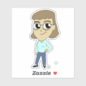 Sticker chibi (Feuille)