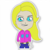 Sticker chibi (Devant)