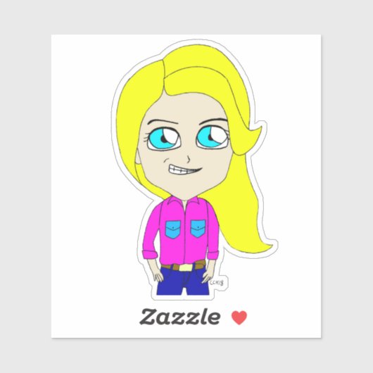 Sticker chibi (Feuille)