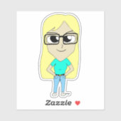 Sticker chibi (Feuille)