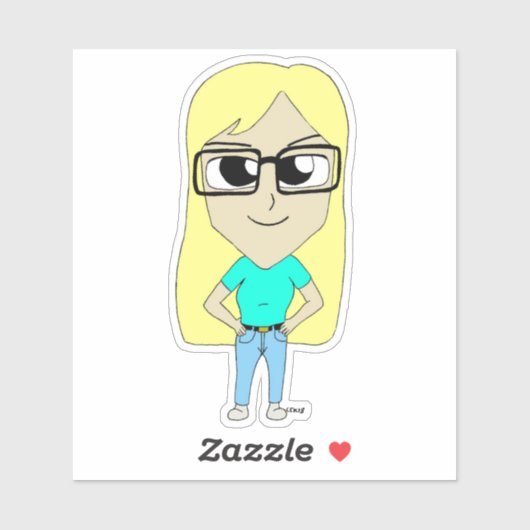 Sticker chibi (Feuille)