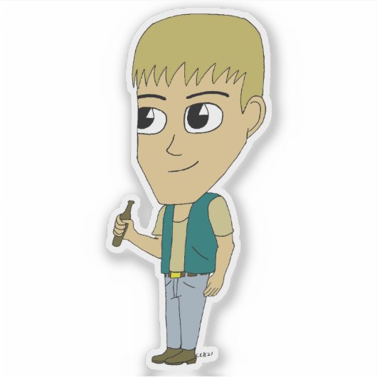 Sticker chibi (Devant)