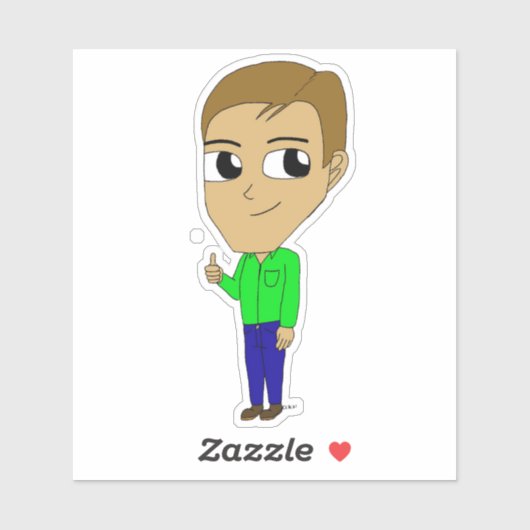 Sticker chibi (Feuille)