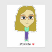 Sticker chibi (Feuille)