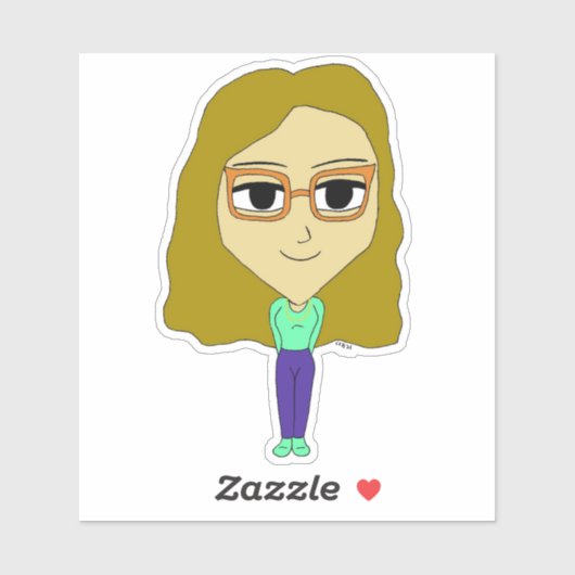 Sticker chibi (Feuille)