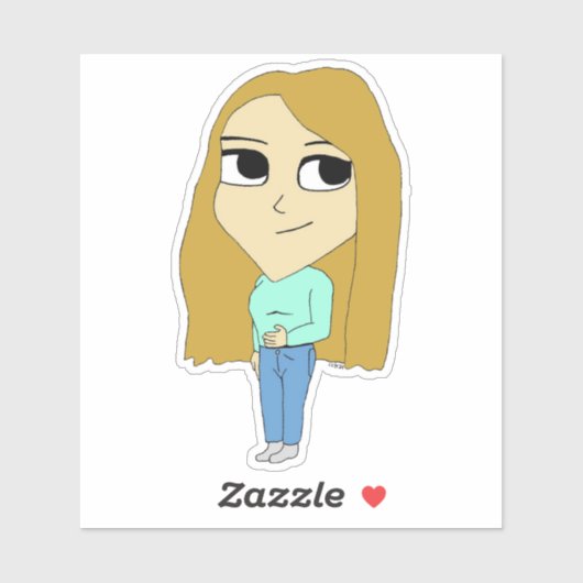 Sticker chibi (Feuille)