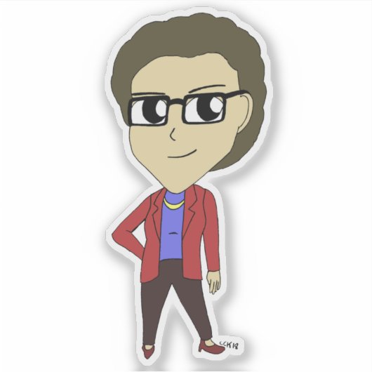 Sticker chibi (Devant)