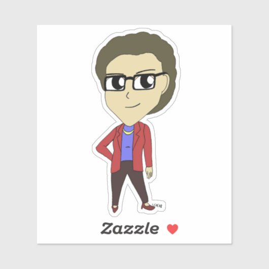 Sticker chibi (Feuille)