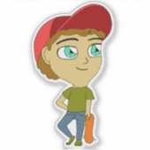 Sticker chibi (Devant)