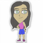 Sticker chibi (Devant)