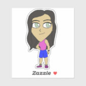 Sticker chibi (Feuille)