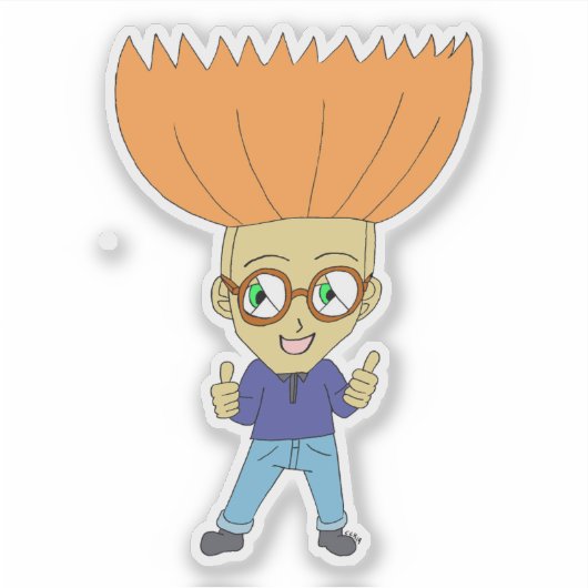 Sticker chibi (Devant)