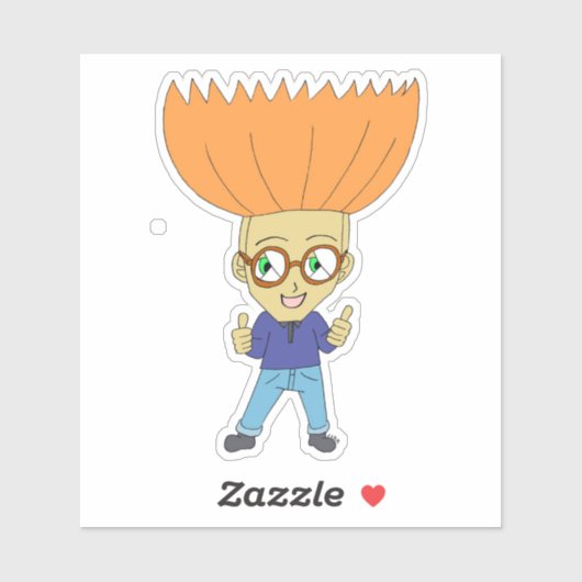 Sticker chibi (Feuille)