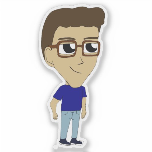 Sticker chibi (Devant)