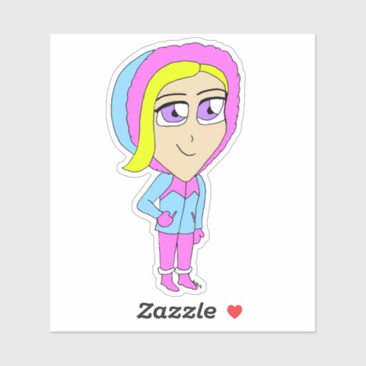 Sticker chibi (Feuille)
