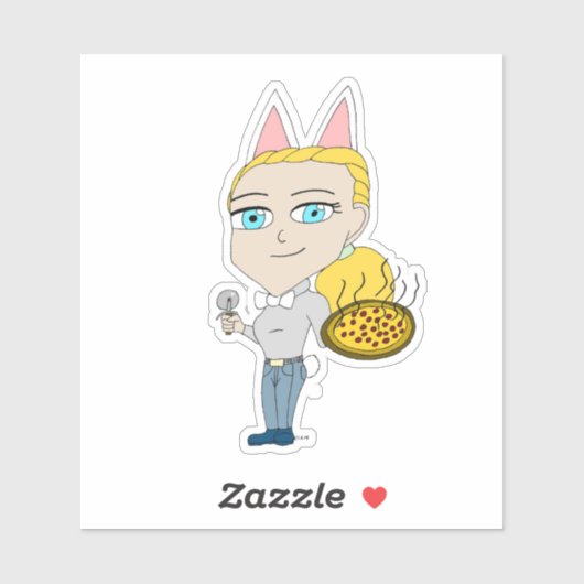 Sticker chibi (Feuille)