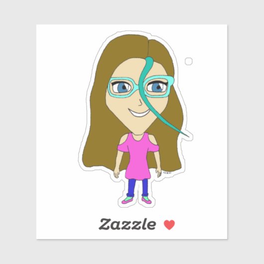 Sticker chibi (Feuille)