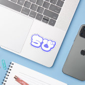 Sticker Chibi ち び japonais Nihongo Hiragana Script (Ordinateur portable avec iPhone)