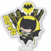 Sticker Chibi Batman Évolue La Ville (Devant)