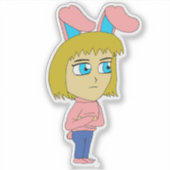 Sticker chibi bunnygirl (Devant)