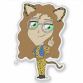 Sticker chibi catgirl (Devant)