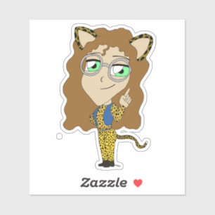 Sticker chibi catgirl