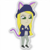 Sticker chibi catgirl (Devant)