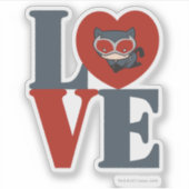 Sticker Chibi Catwoman LOVE (Devant)