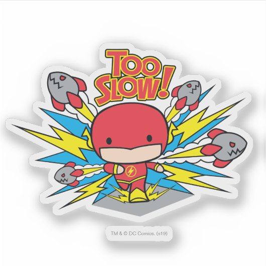 Sticker Chibi Flash Rockets (Devant)
